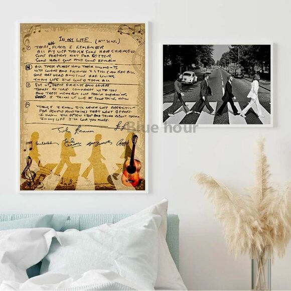 Abbey Road The Beatles collectible B&W Photography Picture Prints Wall Art Decor - Picture 2 of 9